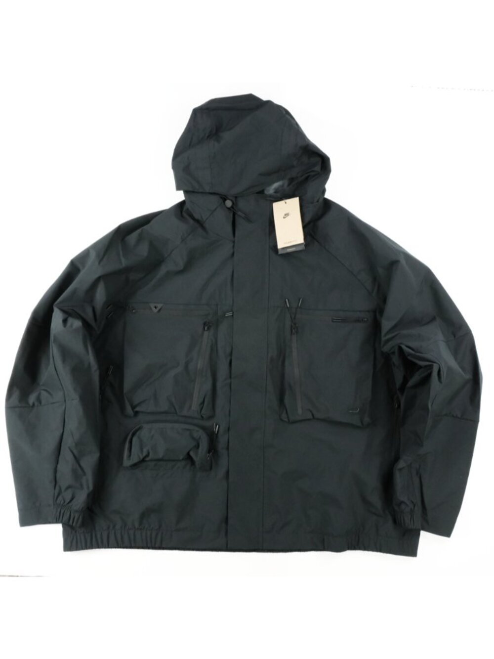 Nike Sportswear Tech Pack Lightweight Jacket Mens 2XL Boxy Black HJ2944 010